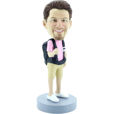 Personalized Bobble Head for Backpacker